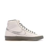 Baskets Blanche/Gris Homme Nike Blazer Mid 77 vue 2