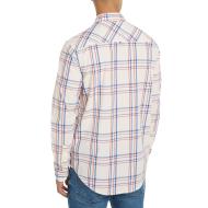 Chemise Manches Longues Écru Homme Tommy Hilfiger Poplin Check vue 2