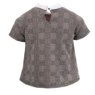 T-shirt à Carreaux Gris Fille Teddy Smith Ticol vue 2