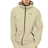 Sweat Zippé Beige Homme Puma Dobby pas cher