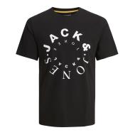 T-shirt Noir Garçon Jack & Jones Warrior