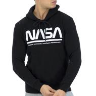 Sweat à capuche Noir Homme Nasa 05H