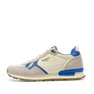 Baskets Beige/Bleu Homme Pepe Jeans Heritage pas cher