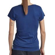 T-shirt Bleu Roi Femme G-Star Raw Eyben D21314 vue 2