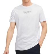 T-shirt Blanc Homme Jack & Jones Bluarchie pas cher