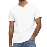 T-shirt Blanc Homme Jack & Jones Basic V pas cher