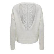 Pull Blanc Femme Only Piumo vue 2