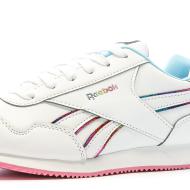 Baskets Blanc/Rose Fille Reebok Royal vue 7