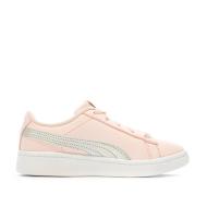 Baskets Rose/Gris pailleté Fille Puma Vikky Rainbow vue 2