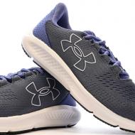 Chaussures de Running Noire/Bleu Femme Under Armour Charged Pursuit vue 7