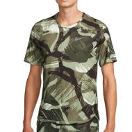 T-shirt de Sport Vert/Kaki Homme Nike Miler Camo pas cher