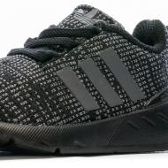 Baskets Noir/Gris Garçon Adidas Swift Run 22 vue 7