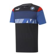 T-shirt Noir/Bleu Homme Puma Bmw Mms Sds pas cher