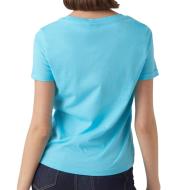 T-Shirt Bleu Femme Vero Moda Paula vue 2