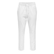 Pantalon Blanc Homme ONLY & SONS Cot Lin