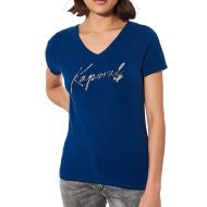 T-shirt Bleu Femme Kaporal Fran