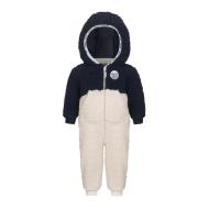 Combinaisons en Sherpa Blanc/Marine Mixte Bébé Reebok Sherpa Coverall pas cher