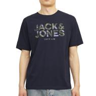 T-shirt Marine Homme Jack & Jones James pas cher