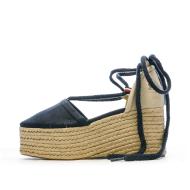 Chaussures compensées Marine Femme Tommy Hilfiger Linen pas cher