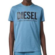 T-shirt Bleu Homme Diesel Diegos pas cher