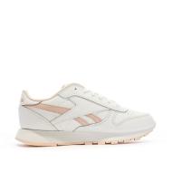 Baskets Blanches/Roses Femme Reebok Classic Leather vue 2