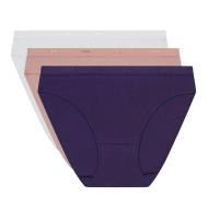 x3 Slips Violet Femme Dim 4H00 pas cher