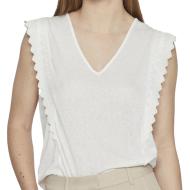 Blouse Blanche Femme Vila Miosa pas cher