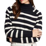 Pull Marine/Ivoire Femme Morgan MLAGON