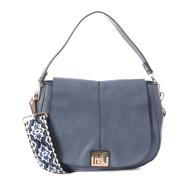 Sac à Bandoulière Bleu Femme Manoukian Rita pas cher