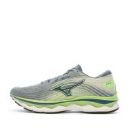 Chaussures de Running Gris/Vert Homme Mizuno Wave Sky 6 pas cher