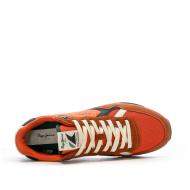 Baskets Orange Homme Pepe jeans Brit Heritage vue 4