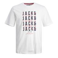 T-shirt Blanc Homme Jack & Jones Delvin