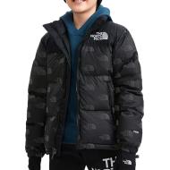 Doudoune Noir Garçon The North Face Nuptse pas cher