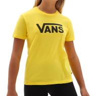 T-shirt Jaune Fluo Fille Vans Flying pas cher