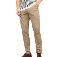 Pantalon Chino Marron Homme Jack & Jones Bowie pas cher