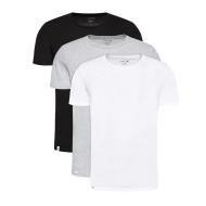 x3 T-shirt Blanc/Gris/Noir Homme Lacoste TH3451