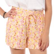 Short Jaune/Rose à Motifs Femme Vero Moda Easy pas cher