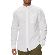 Chemise Mao Blanche Homme Tommy Hilfiger Linen