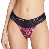 String Noir/Rose Femme Tommy Hilfiger UW0UW03987 pas cher