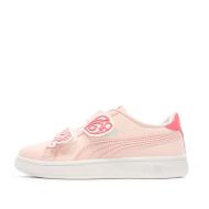 Baskets Rose Fille Puma Smash Butterfly pas cher