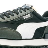 Baskets Noir/Blanc Homme Puma Future Rider Play On vue 7