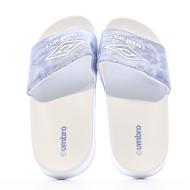 Claquettes Blanches/Bleu Femme Umbro Kamen vue 3