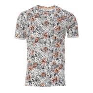 T-shirt Gris/Orange Homme RMS26 Aop pas cher