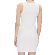 Robe Blanche Femme Calvin Klein Jeans Archival Monologo vue 2