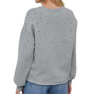 Sweat Gris Femme Pepe jeans Caroline vue 2