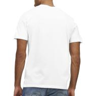 T-shirt Blanc Homme Jack & Jones Basic V vue 2