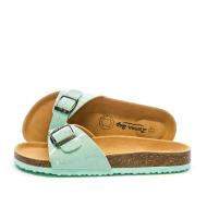 Sandales Vertes Femme Lemon Bay Croco pas cher