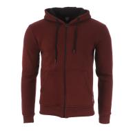 Sweat Zippé Bordeaux Homme Just Emporio 520 pas cher