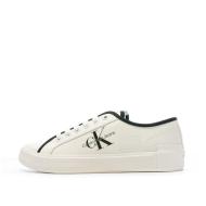 Baskets Blanches Femme Calvin Klein Jeans Skater Vulcanized pas cher