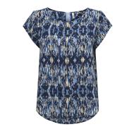 Top Imprimé Bleu à Motifs Femme Only Vic pas cher